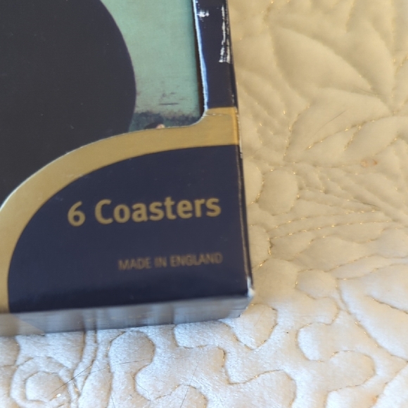 Pimpernel Green and Black Rabbit Coasters - Set of 5 - Picture 4 of 5